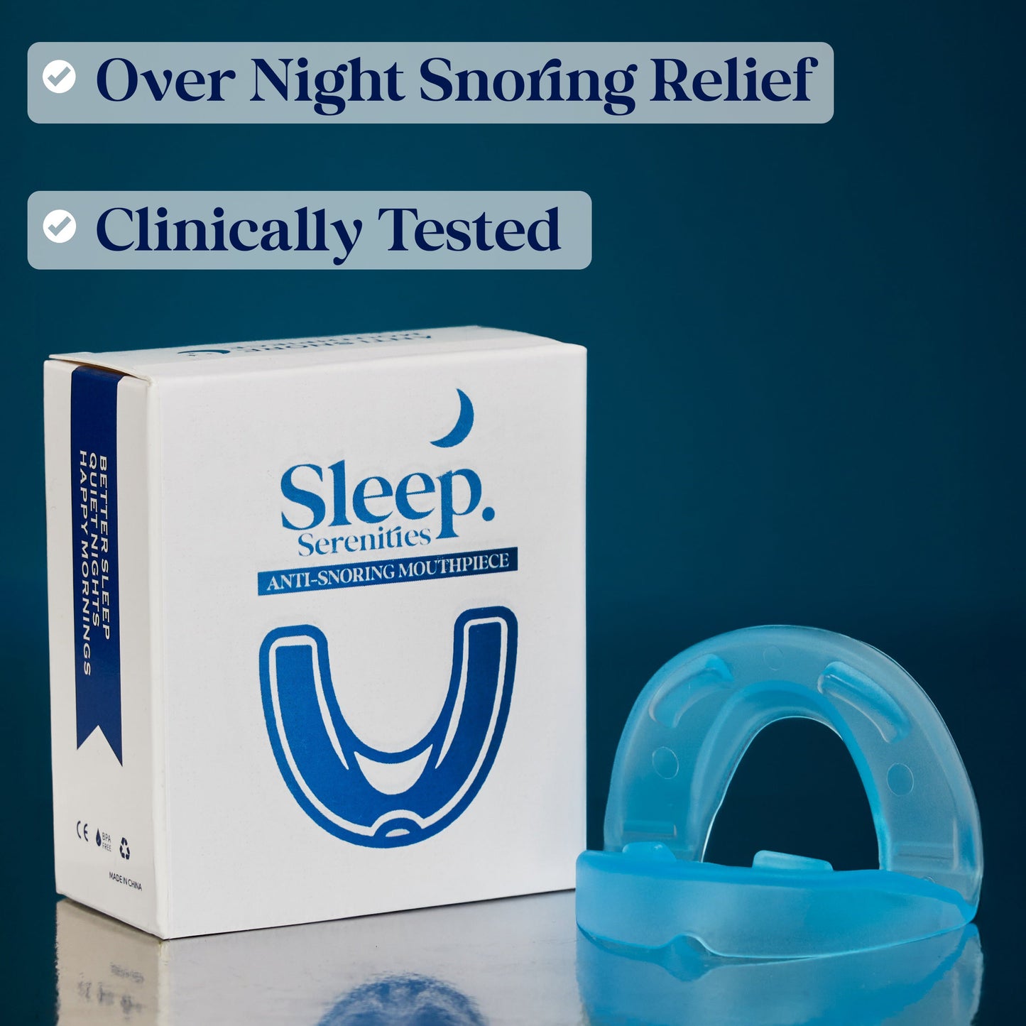 The DreamGuard Anti-Snoring Mouthpiece